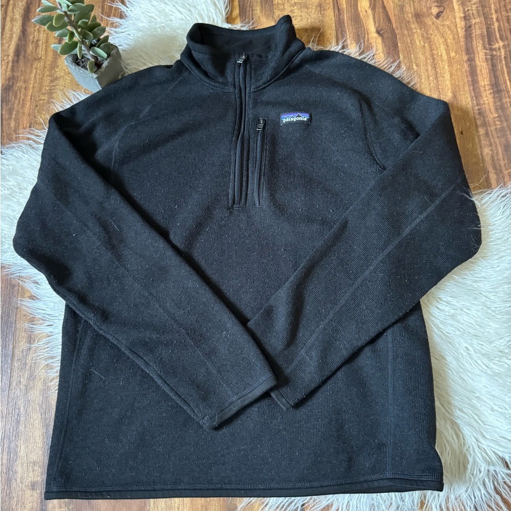 Patagonia Men’s Better Sweater Half Pullover Black
